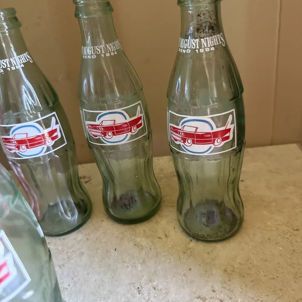 Coca-Cola Classic Bottles Raley’s Hot August Nights Lot Of 5